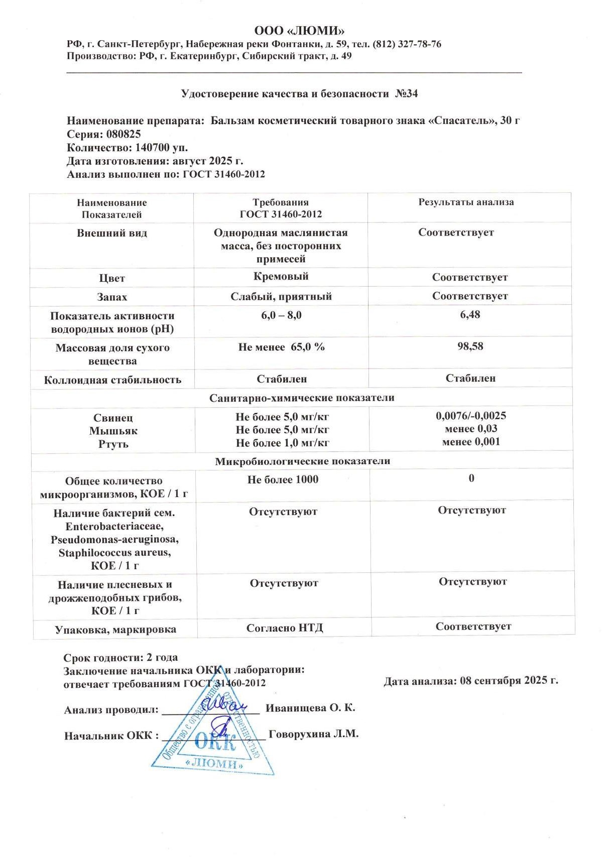 Паспорт №082025